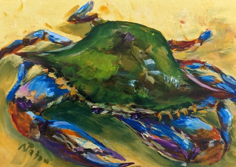 Rainbow Resting by artist Nancy Paton